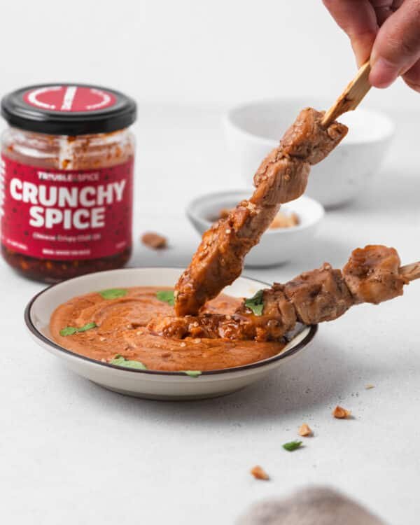 Crunchy Spice Satay recipe
